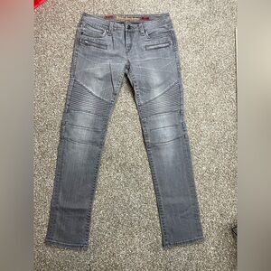 Rock Revival Sheryl Skinny Womens Grey Jeans 31 x 32 EUC